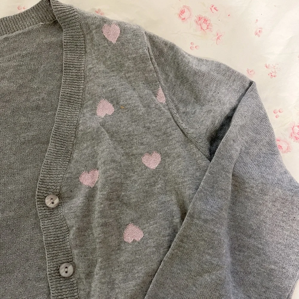 Pink Heart Cardigan - Picture 6 of 6